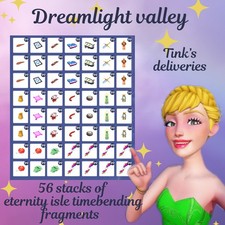 Dreamlight Valley Resources 💕 Eternity Isle Timebending Fragments Pack