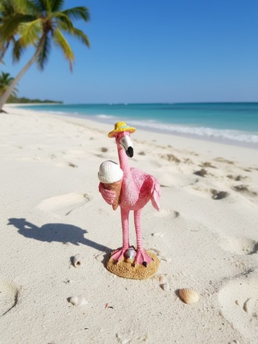 Deko figur neu flamingo mit - deko-figur/neu/flamingo,