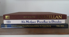 3 Bücher Lomonossow  St. Petersburg, Meißner Porzellan Dresden, Sotheby`s
