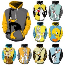 Cosplay Bugs Bunny Looney Tunes 3D Hoodies Sweatshirts Jacken Mäntel Kostüme