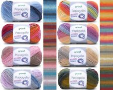 100g Gründl Papagallo - Farbverlauf Garn Wolle Stricken Häkeln (39,90€/kg)