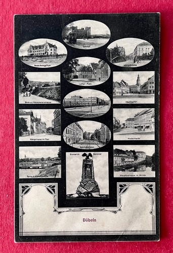 Mehrbild döbeln 1910 - dÖbeln,