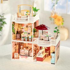 Rolife DIY Miniatur Puppenhaus Kit hölzernes handgefertigtes Spielzeug Geschenk