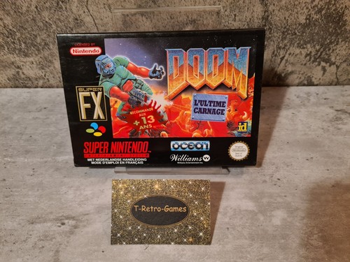 Snes super nintendo doom fah - snes,