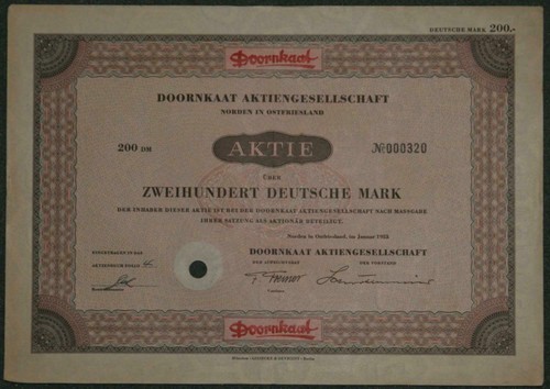 Doornkaat aktiengesellschaft - doornkaat,