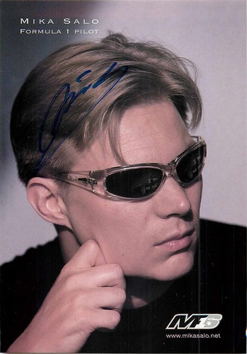 Mika salo autogrammkarte - autogrammkarte,