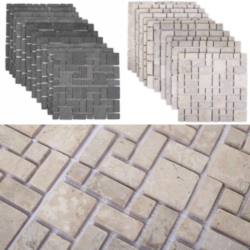 11x marmor mosaikfliesen - 11x,