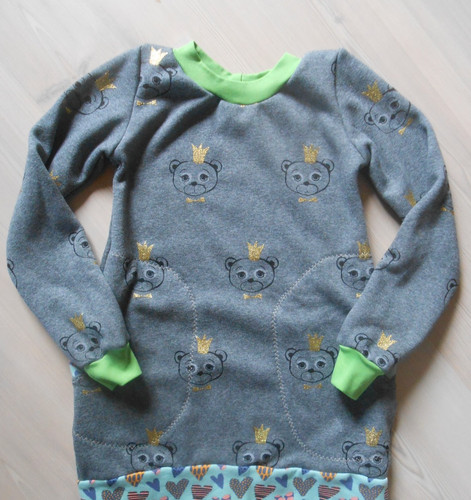 Warmes pullover kleid - warmes,
