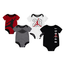 4er SET Baby Set Body  Strampler Jordan Nike 0-12Monate Geschenk Neugeborene