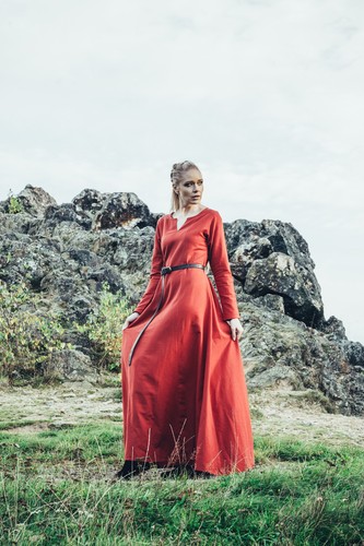 Unterkleid rot lina - unterkleid, "lina"