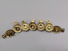 Kerzenhalter Christbaum SET 7 Stück Kopf beweglich 50/60er Christbaumschmuck