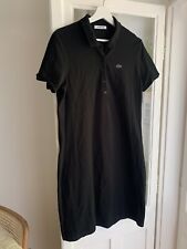 Lacoste Damen Polo Kleid schwarz 44