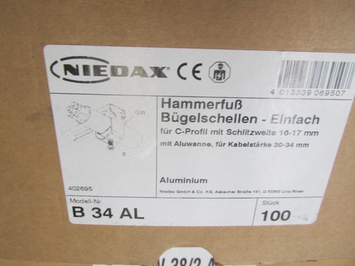 100 stück hammerfuß - 100,