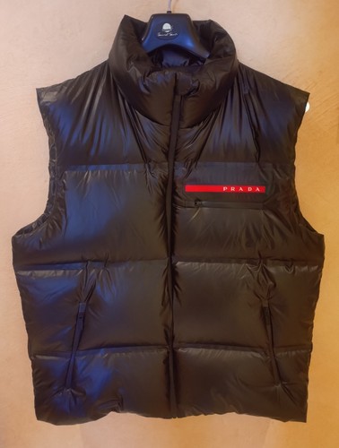 Prada nylon weste - nylon, rossa