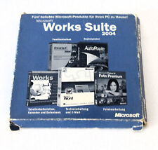 Microsoft Works Suite 2004 , fünf CDs, gebraucht, mit KEY