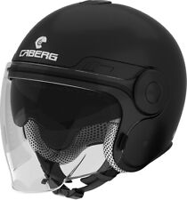 CABERG Uptown Matt Black Jethelm Roller Motorrad Helm