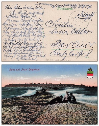 Helgoland 1917 marine msp - ak,