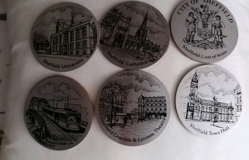 Sheffield runde untersetzer - sheffield,