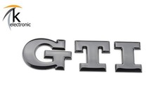 VW Polo 6R GTI Emblem | schwarz glänzend hinten für Heckklappe