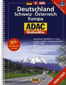 Adac straßenatlas deutschland - straßenatlas,
