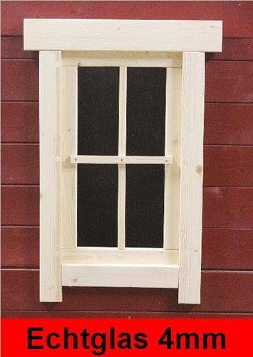 Gartenhausfenster 35x60cm mit
