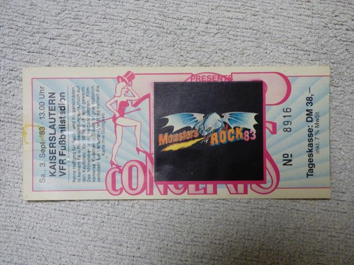 Monsters rock 1983 tages - monsters,