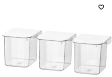IKEA SKÅDIS - 3x BEHÄLTER