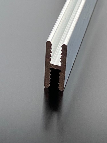 Profil 4mm alu aluminium - h-profil,