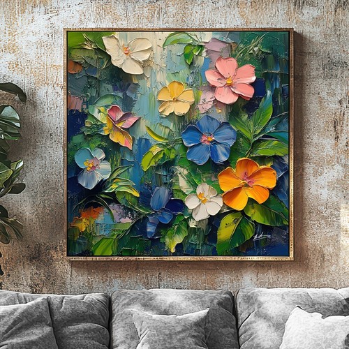 Leinwand bild blumen natur - blumen,