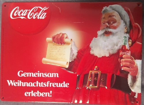 Coca cola coke blechschild - cola,