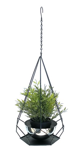 Blumenampel innen metall wand - blumenampel,