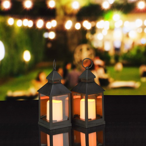 Led laternen set - , deko-laterne