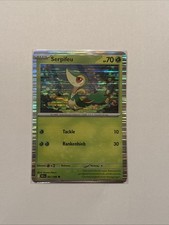 Pokemon Serpifeu HOLO | Deutsch 001/086 Schwarze Blitze Promo | Near Mint