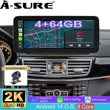 Für Mercedes Benz E Klasse W212 NTG 4.5 Android 14 Autoradio Carplay 4+64G Kam