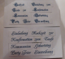  Stempel Schriften nicht