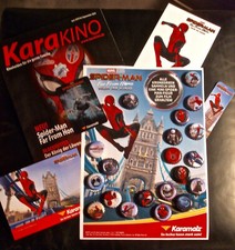 Spiderman - Far From Home, 20 Kronkorken kompl., 3D Karte, Serie 2019