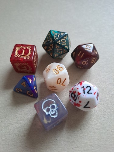 Würfel set polyedrisch rpg - würfel-set,