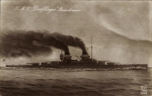 Deutsches kriegsschiff sms - ak,