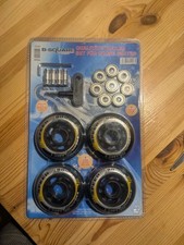 2x bsquare Qualitätsrollen Set für Inline Skates 80 mm 8 Ersatzrollen+Werkzeug 