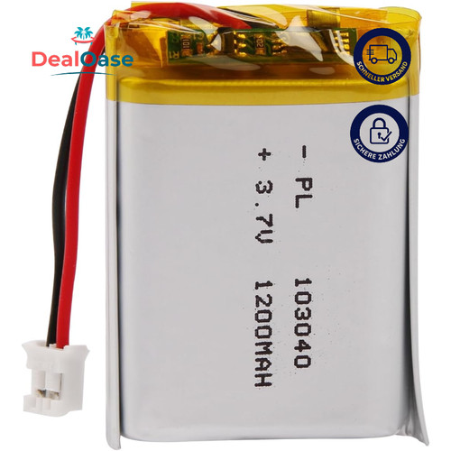 Lipo akku 1200mah 103040 - akku, 3,7v