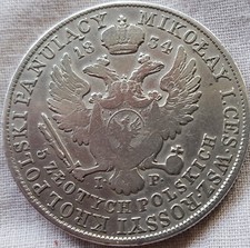 Russland - Polen 5 Zlotych