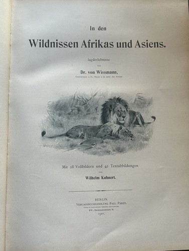 Jagd afrika asien wissmann - afrika,
