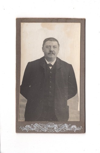 Cdv foto herrenportrait - foto,