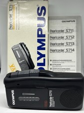 Olympus Pearlcorder S711 Microcassette Diktiergerät Diktiergerät Handheld VCVA