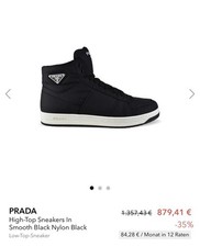 PRADA Herren Sneaker Schwarz