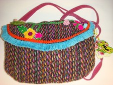 TAJ Wood & Scherer wunderschöne Vintage Umhänge- Handtasche, NEU Melange