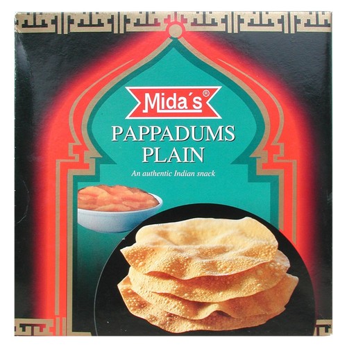 Midas pappadums naturell - pappadums,