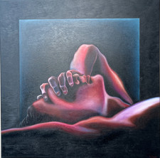 Oil picture painting woman