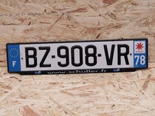 NUMMERNSCHILD FRANKREICH IN EU