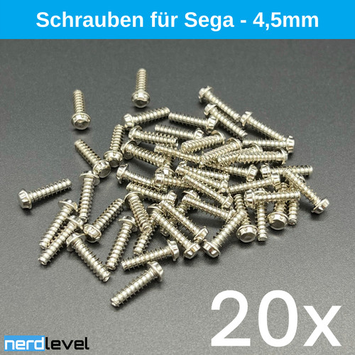20x schrauben für sega master - sega,